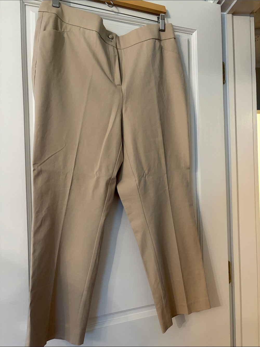 Chico's Beige full leg Dress Pants